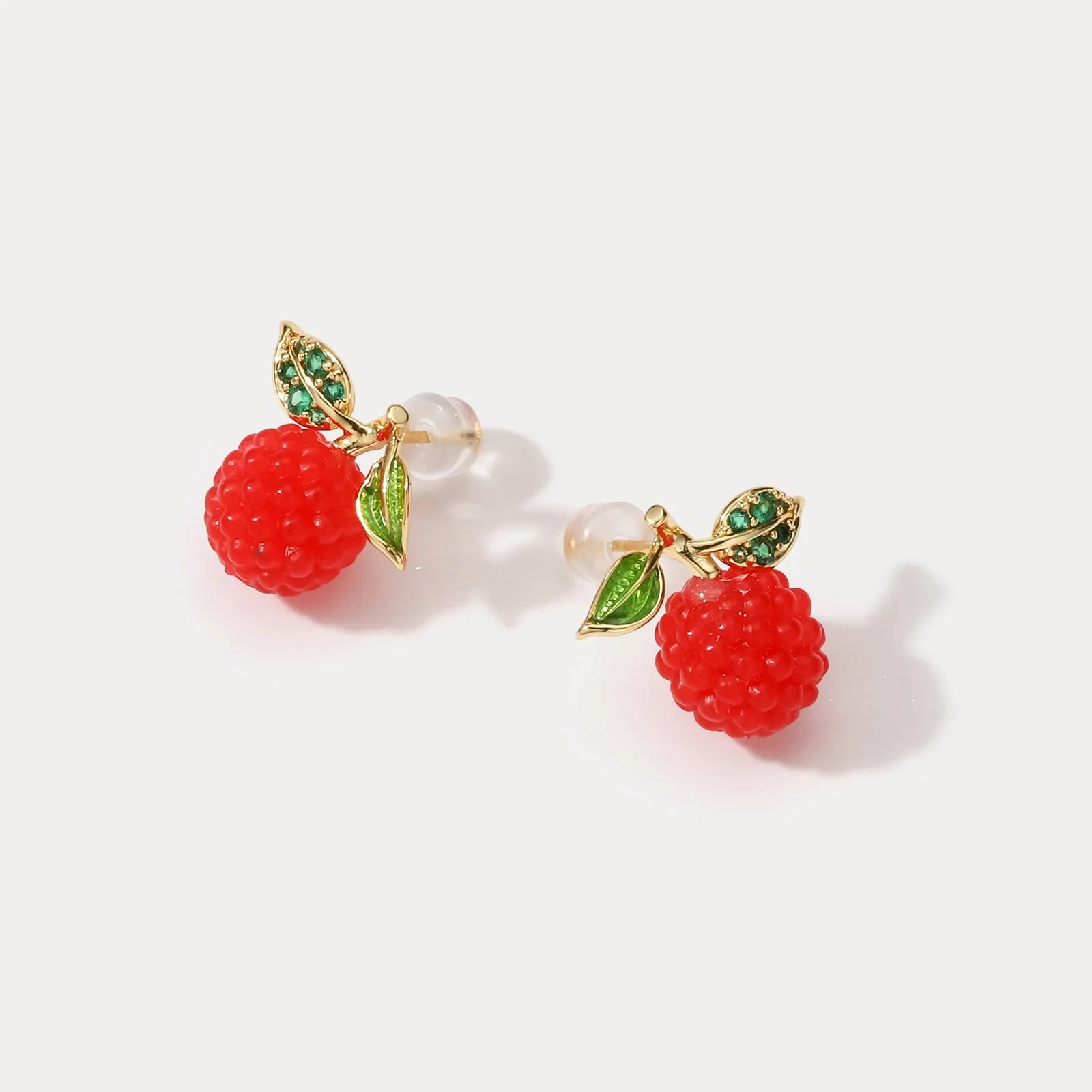 Raspberry Earrings