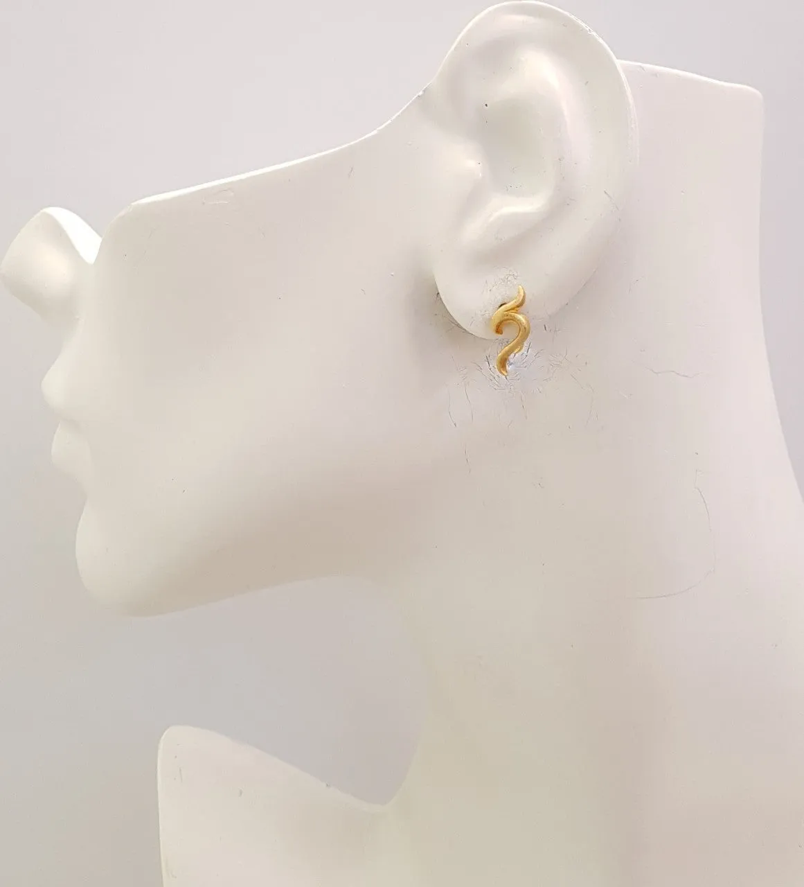 Scroll Stud Earrings