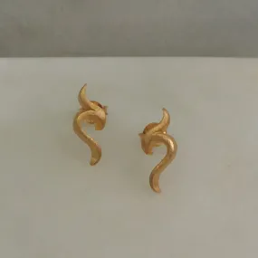 Scroll Stud Earrings