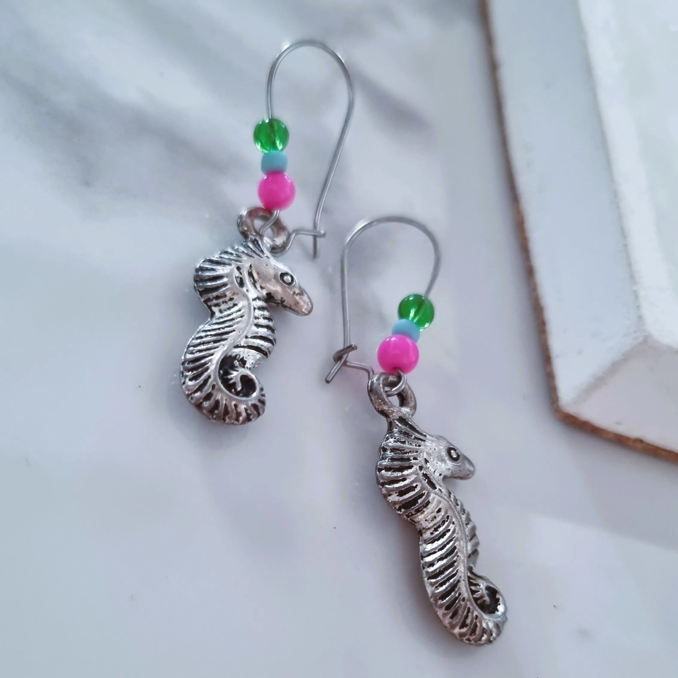 Seahorse earrings