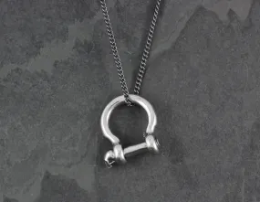 Shackle Necklace - Silver