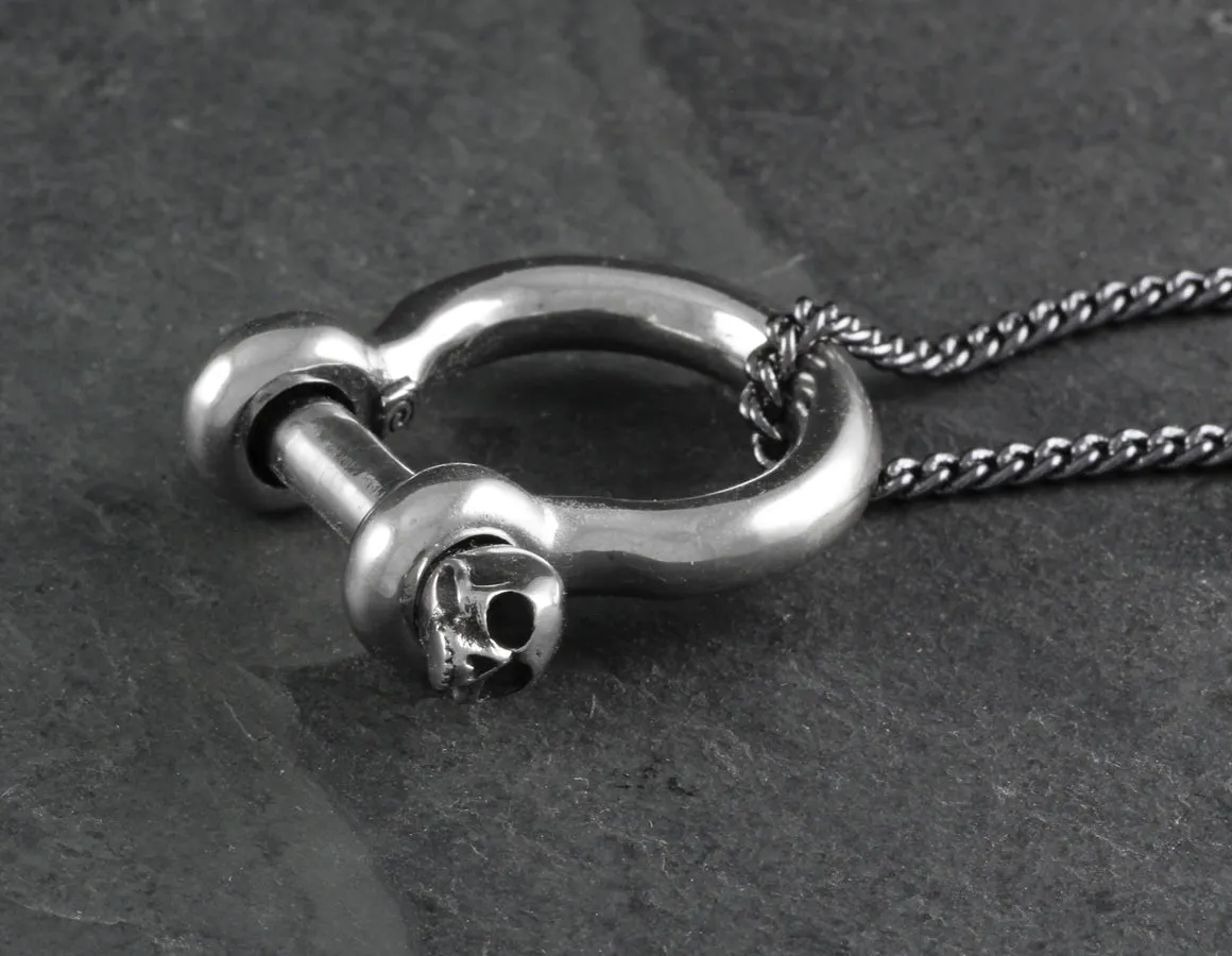 Shackle Necklace - Silver