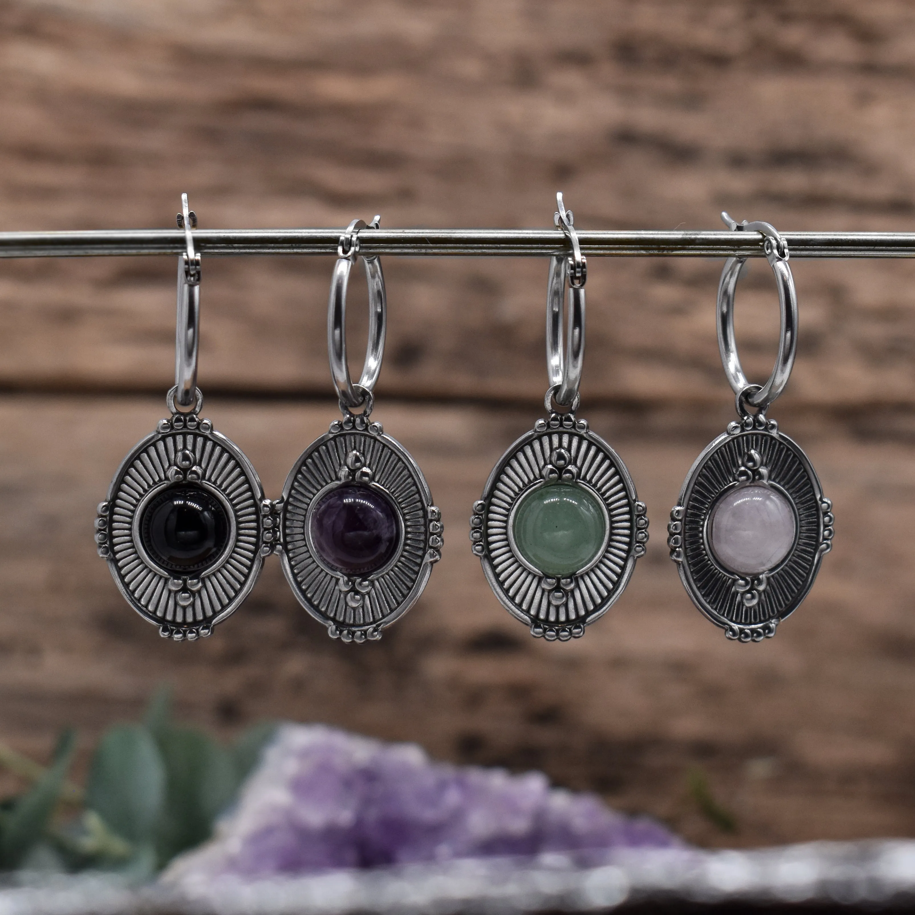 Silver Mystic Earrings