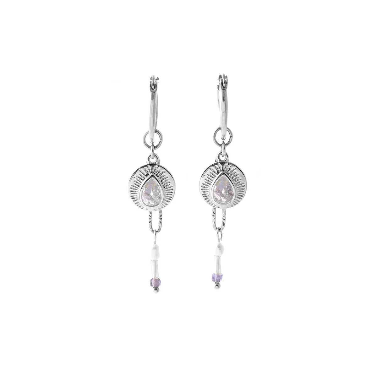 Silver Renaud Earrings