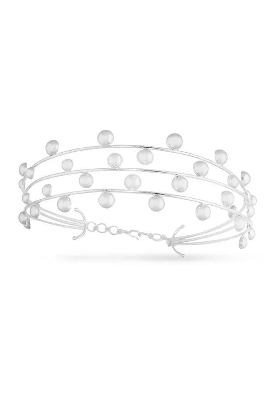 Silver - Zeus Armlet cum Anklet