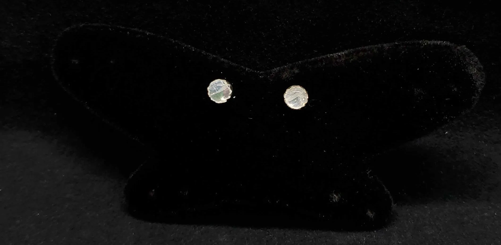 Small Stone Stud Earrings