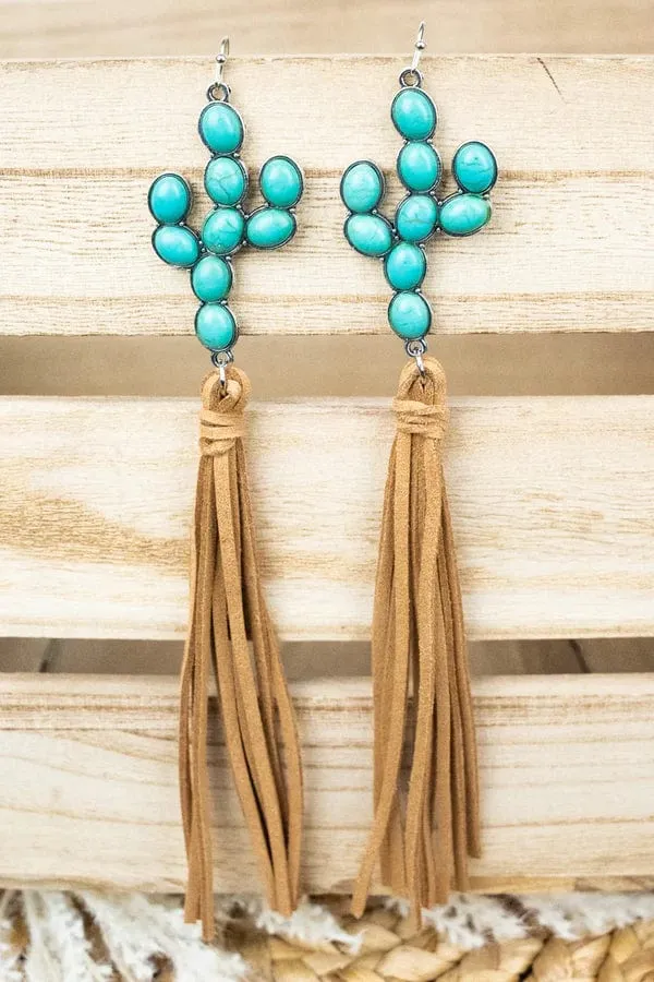 Southwest beaded earrings