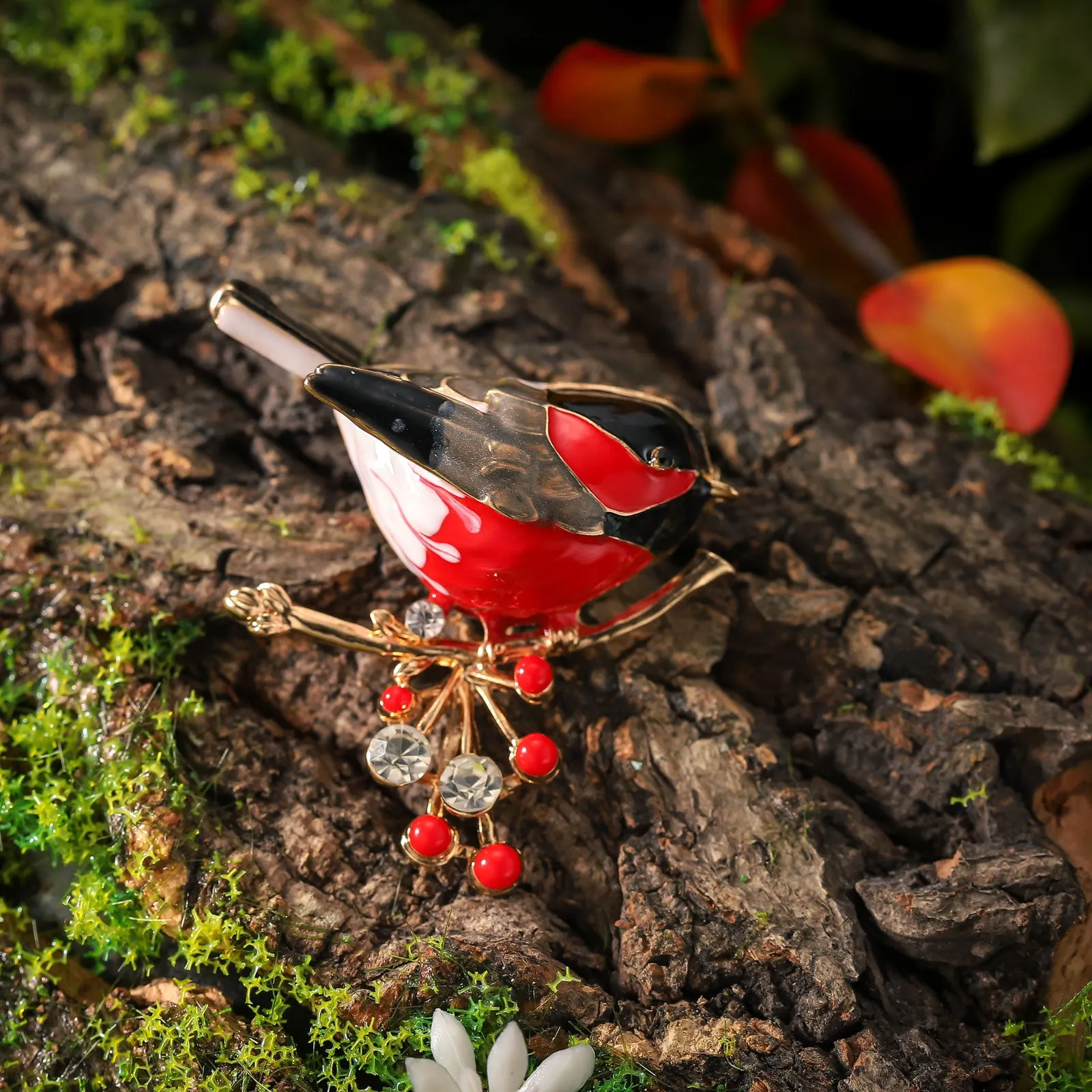 Sparrow Brooch