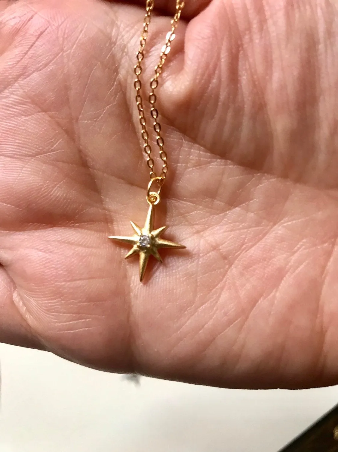 Sterling Silver North Star necklace, Polaris necklace, Pole star necklace, Traveler necklace, Bridesmaid Gift, North Star Jewelry