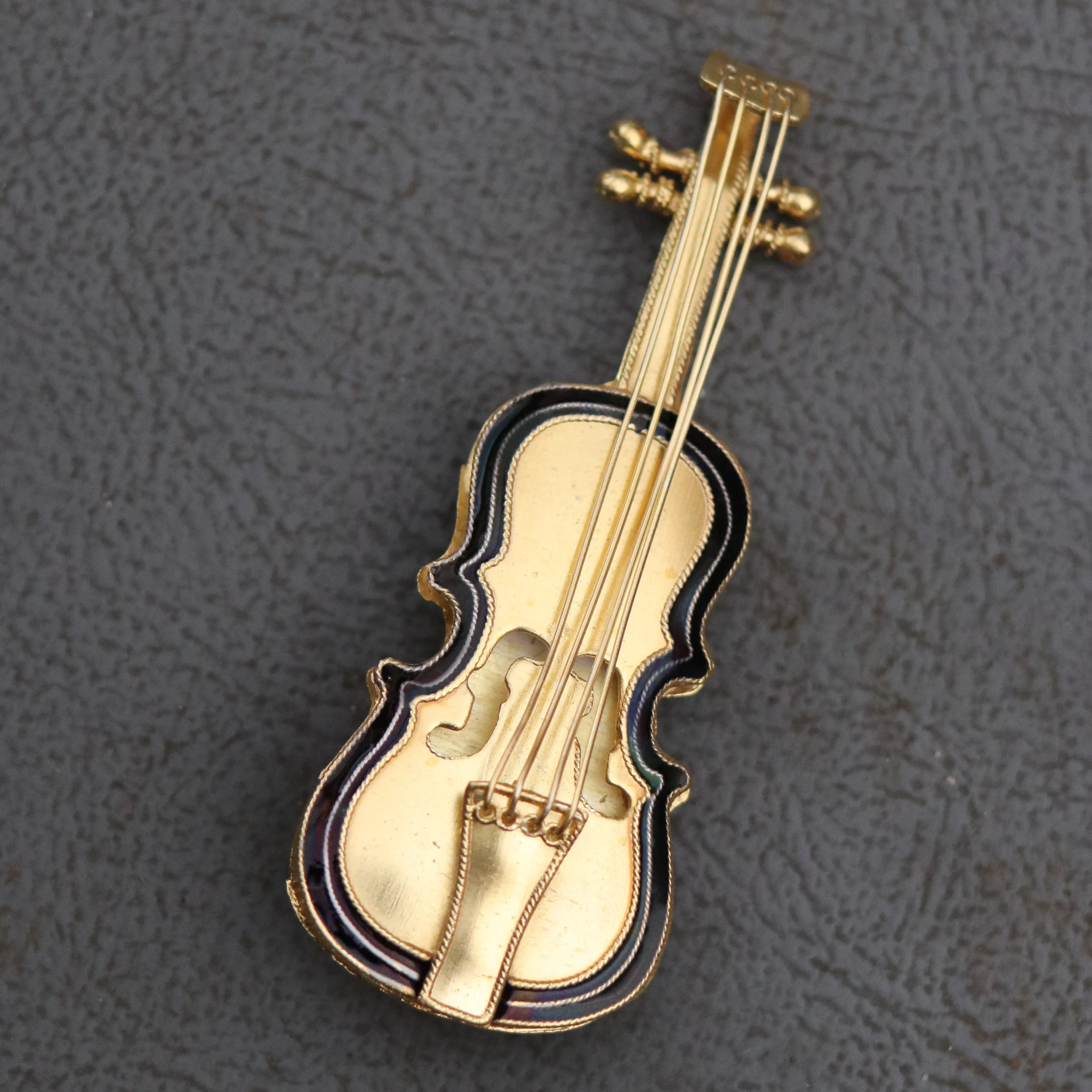 Stradivarius Violin Brooch