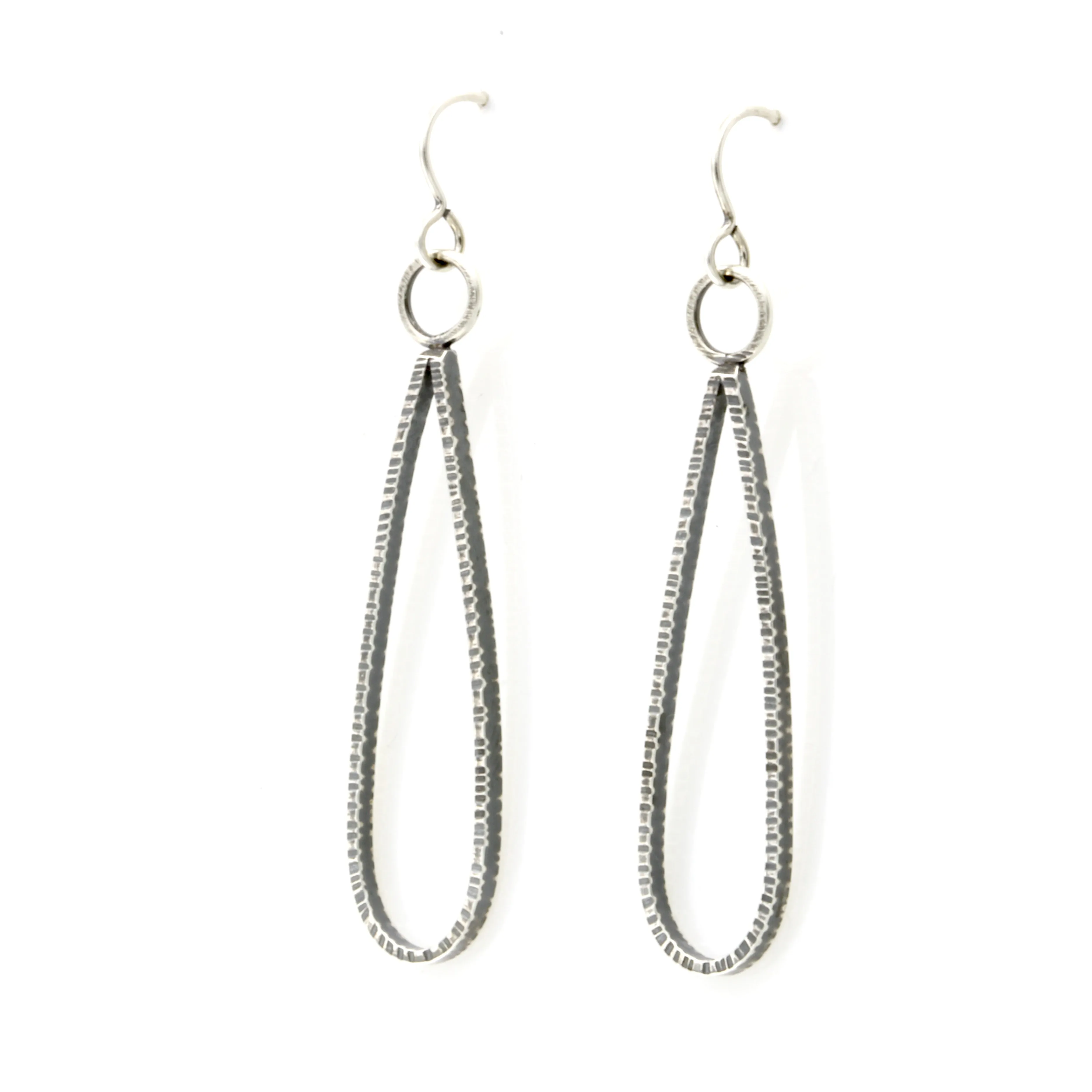 Textured Teardrop Earrings