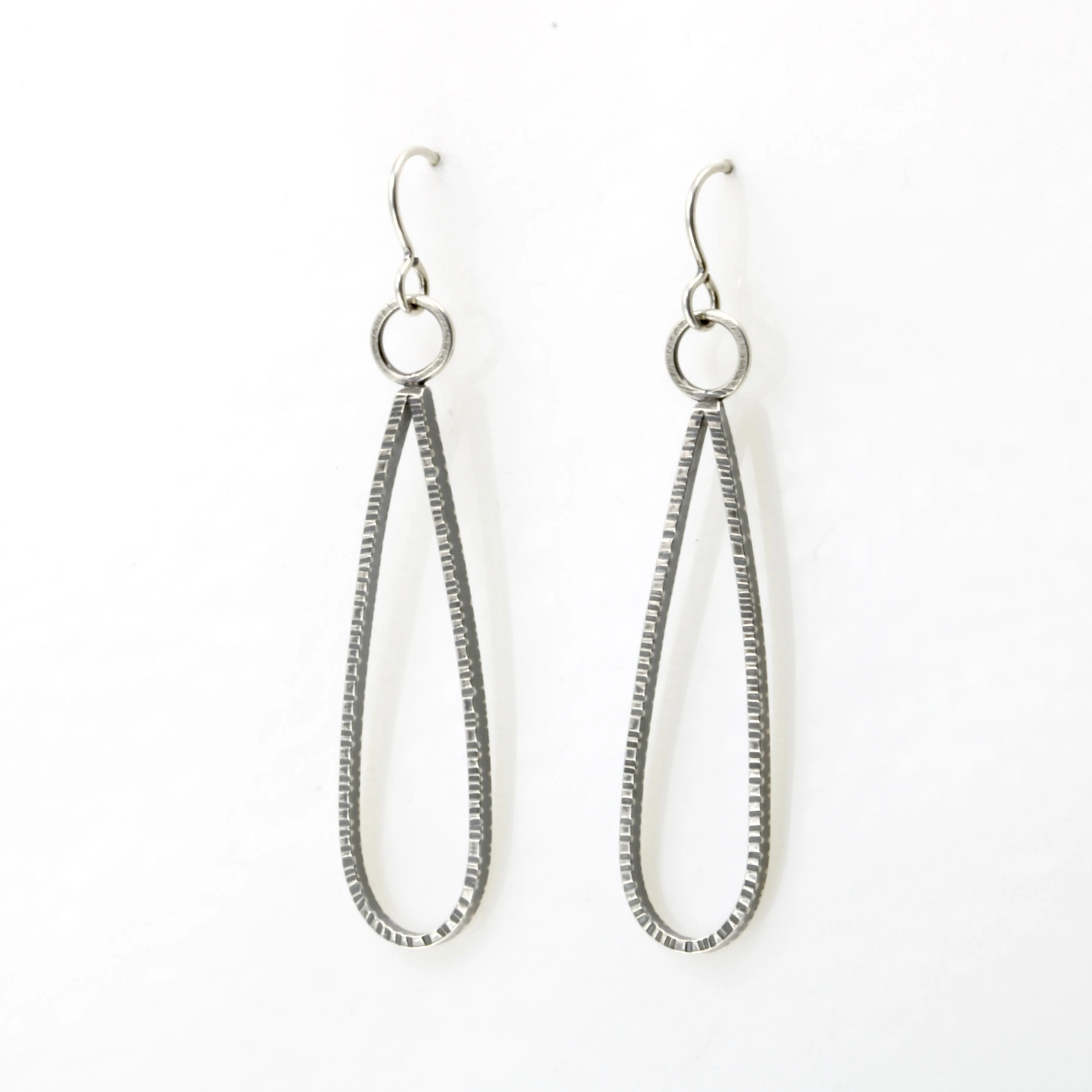 Textured Teardrop Earrings