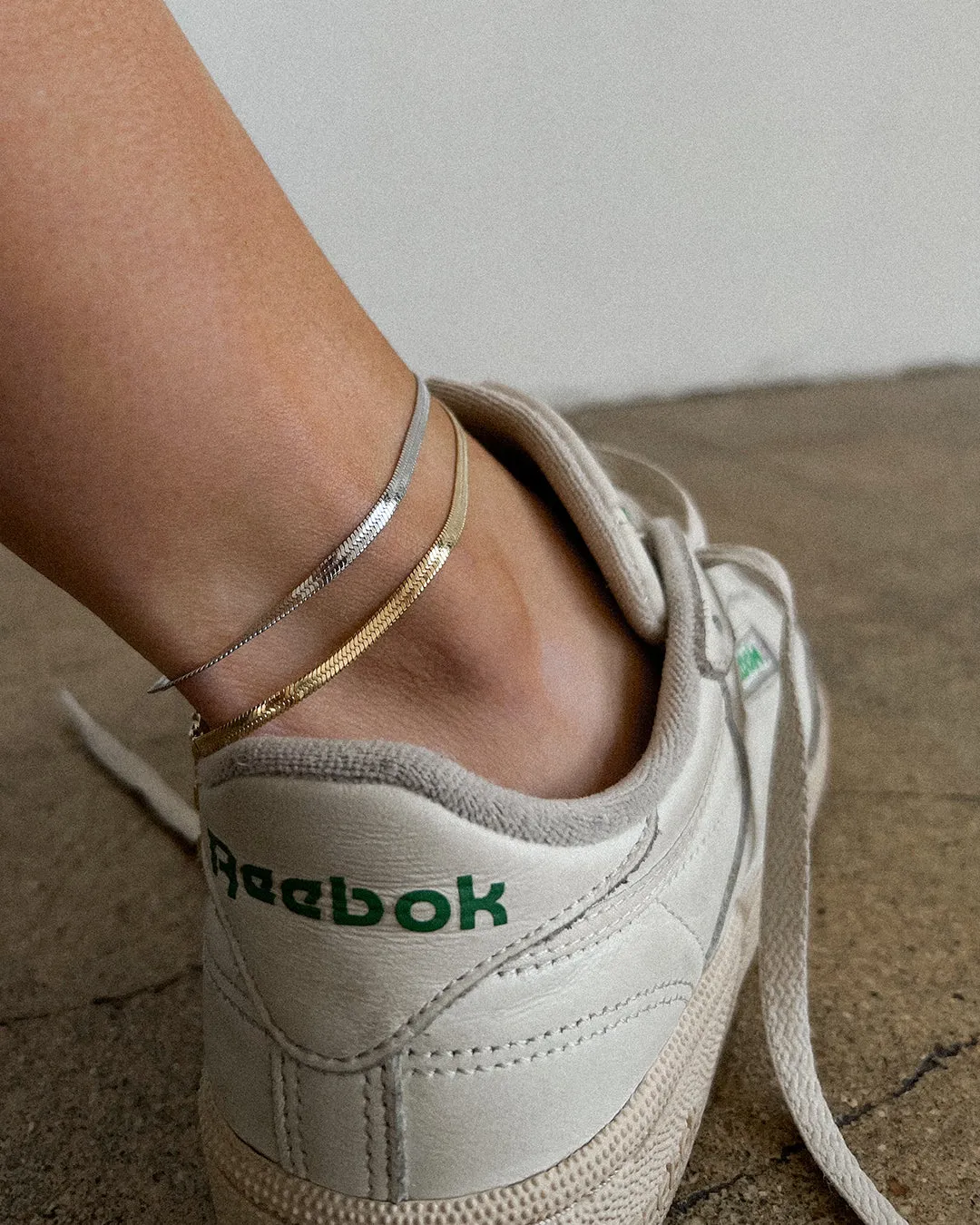 The Mercer Anklet- Silver