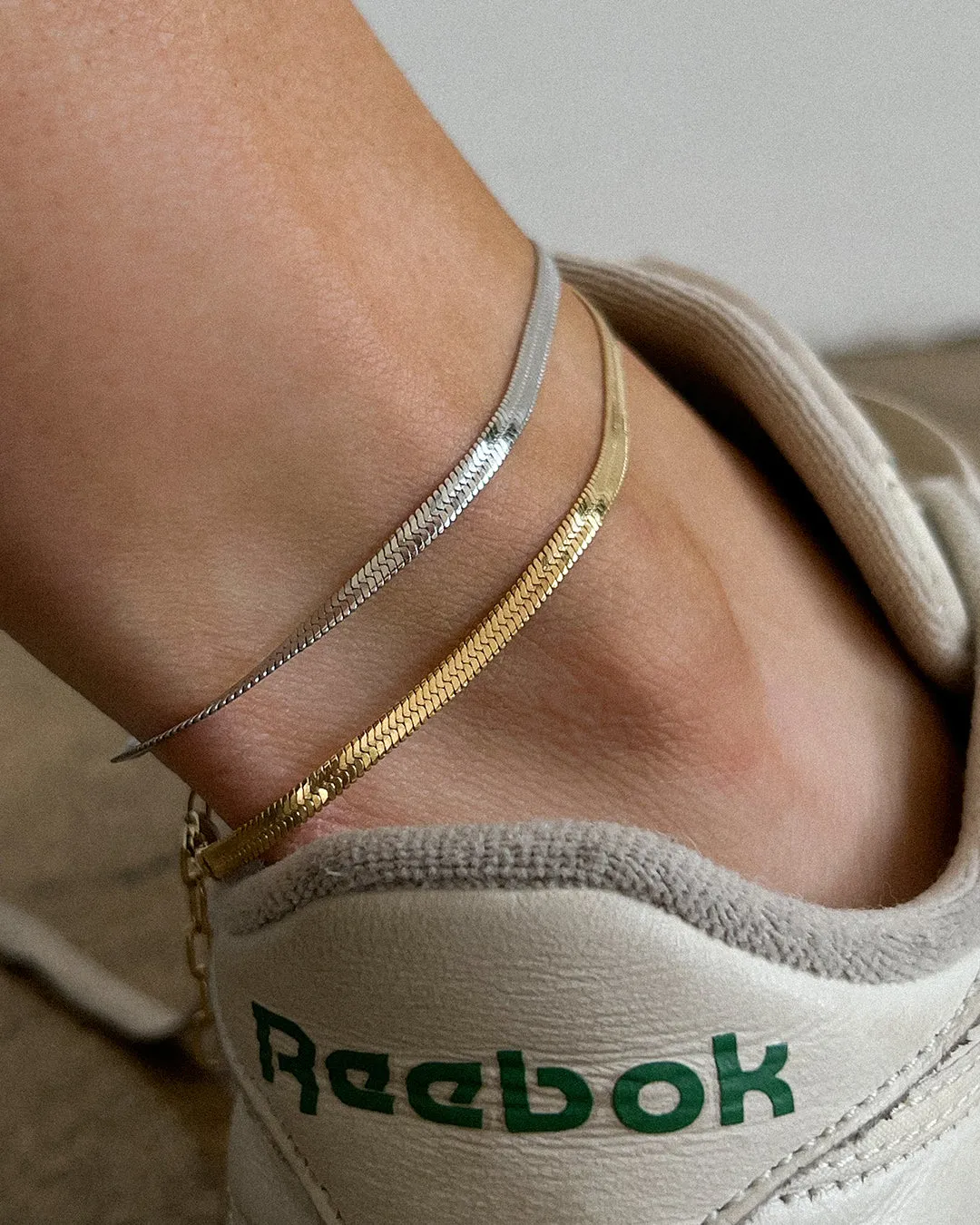 The Mercer Anklet- Silver