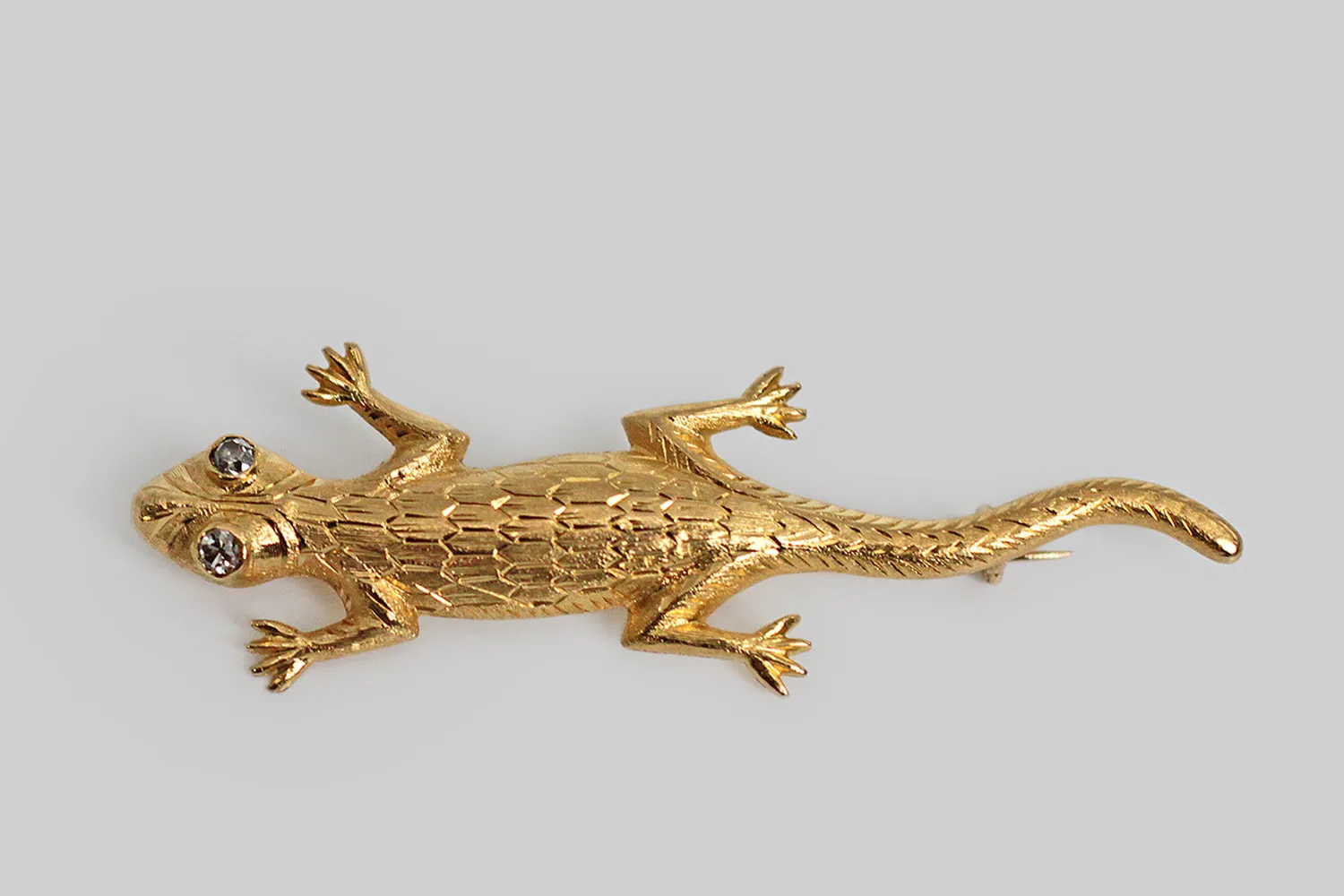 Victorian Lizard Brooch