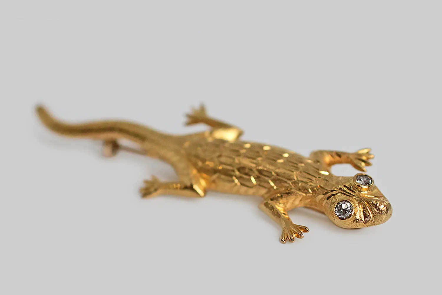 Victorian Lizard Brooch