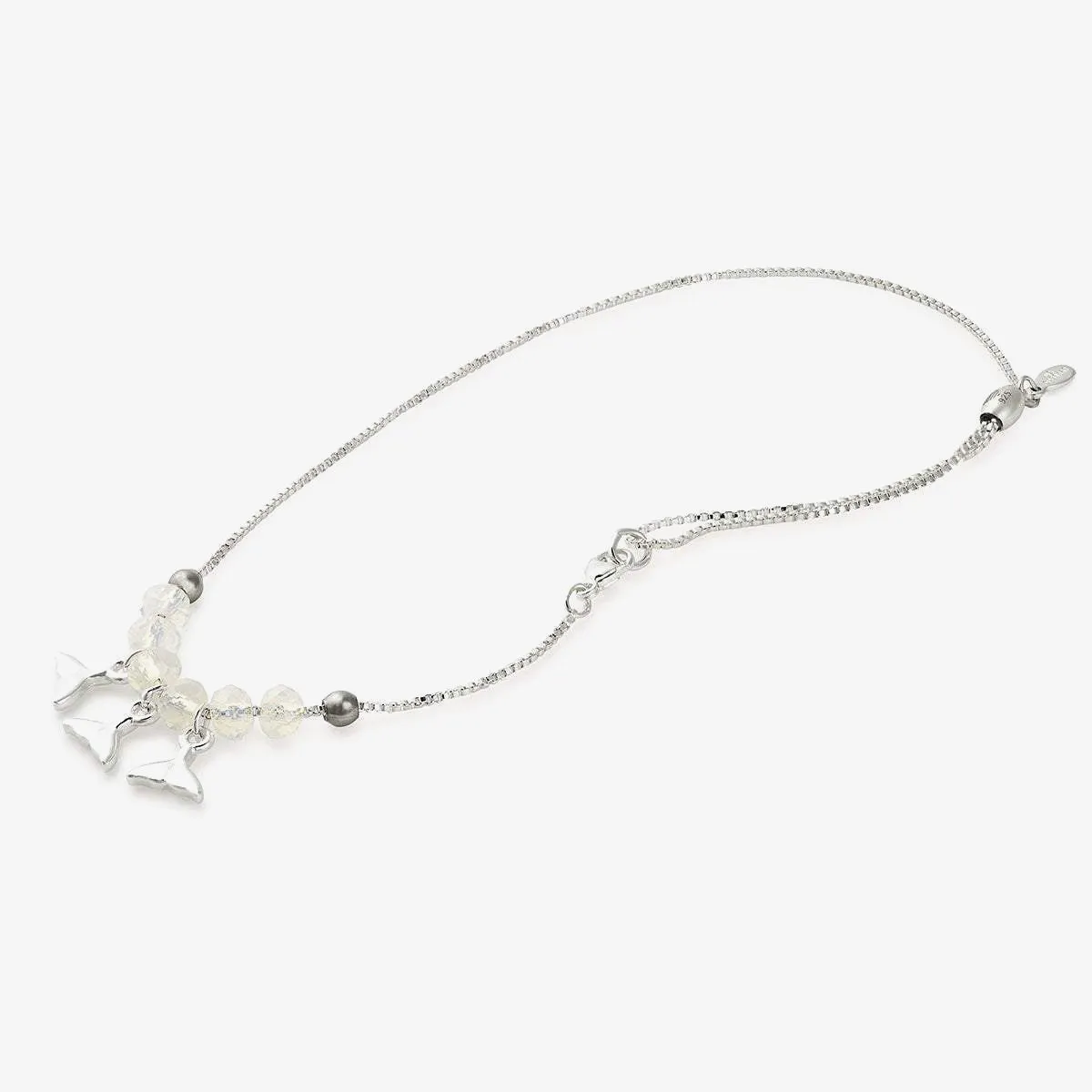 Whale Tail Charm Anklet