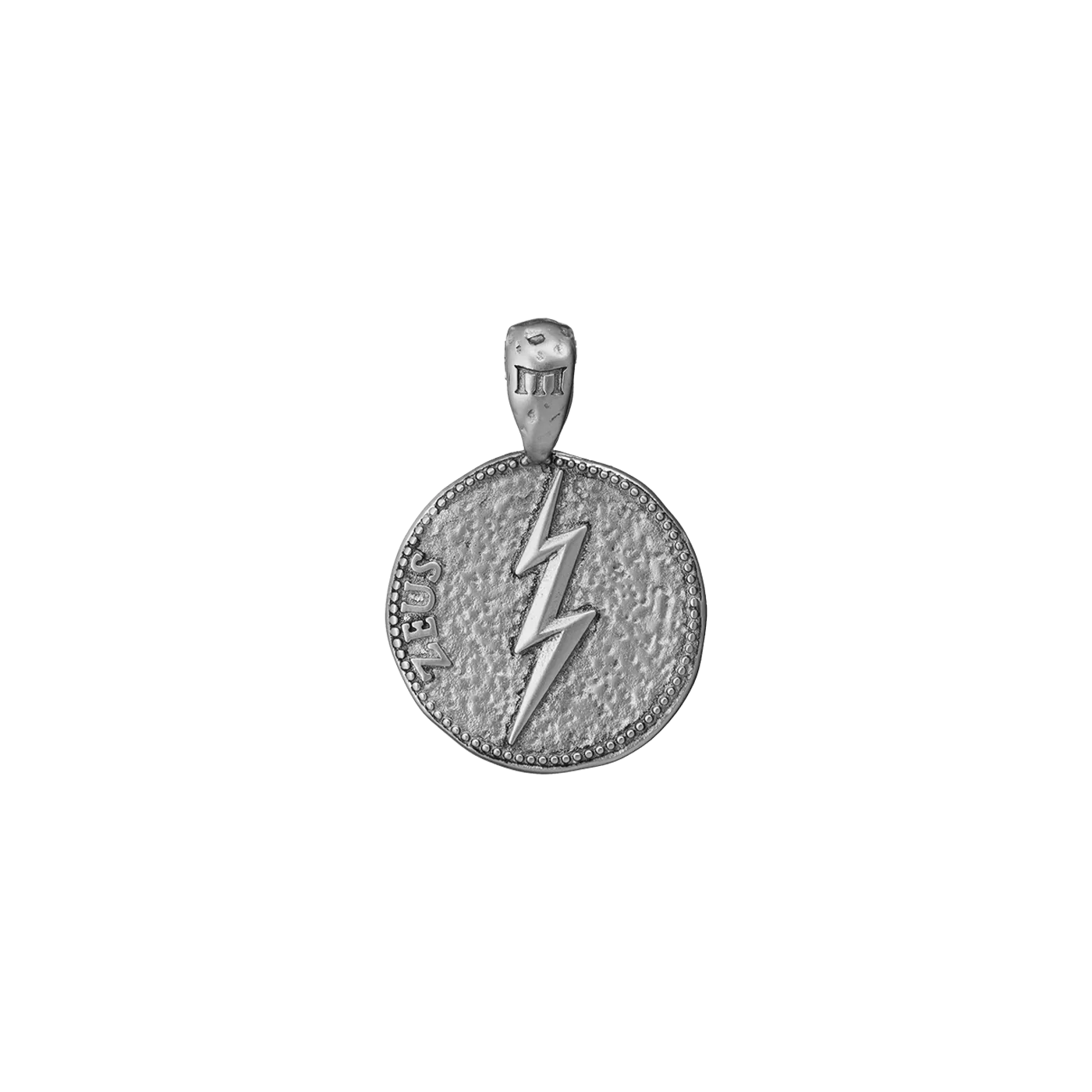 Zeus Pendant - Ancient Silver