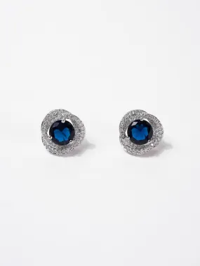 Zoe Stud CZ Rhinestone Earrings